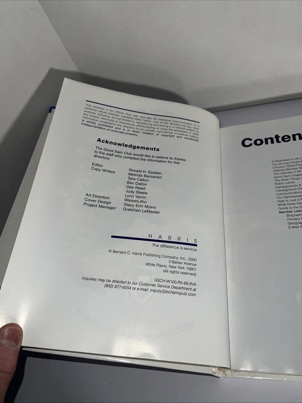 The Good Sam Club’s Lifetime Member Directory 2000 Commemorative Edition Rare